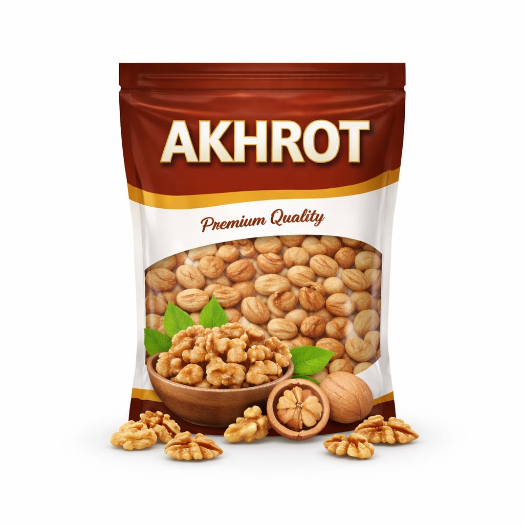 WALNUTS (akhrot) with a natural flavour and crunchy texture
